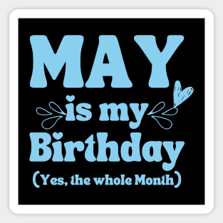 May Birthday Magnet